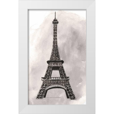 World Landmarks III White Modern Wood Framed Art Print by Popp, Grace