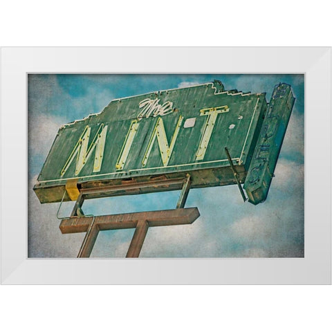 Vintage LA VIII White Modern Wood Framed Art Print by Malek, Honey