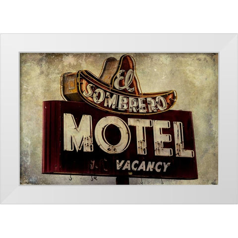 Vintage LA XI White Modern Wood Framed Art Print by Malek, Honey