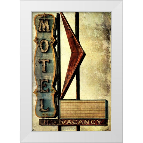 Vintage LA XVI White Modern Wood Framed Art Print by Malek, Honey