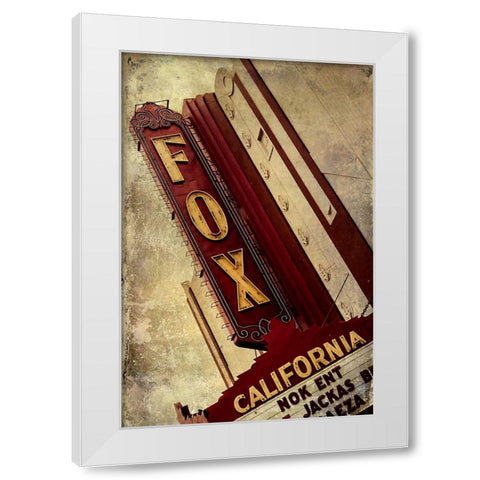 Vintage LA XVII White Modern Wood Framed Art Print by Malek, Honey