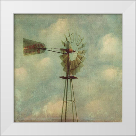 In Country I White Modern Wood Framed Art Print by Malek, Honey