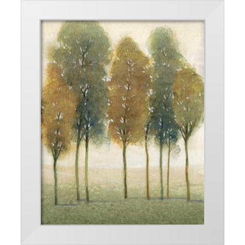 Beyond the Trees II White Modern Wood Framed Art Print by OToole, Tim