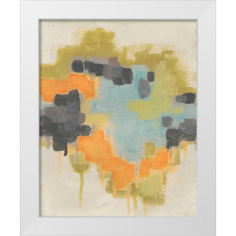 Incidental Boundary II White Modern Wood Framed Art Print by Vess, June Erica