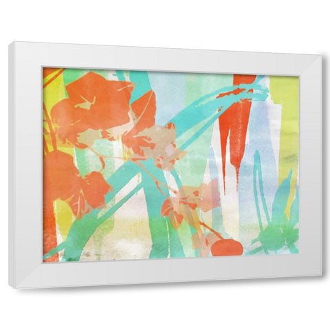 A Leaf Was Born I White Modern Wood Framed Art Print by Orlov, Irena