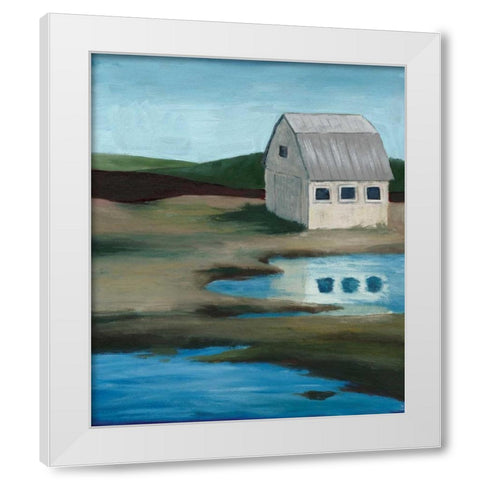 Farmstead II White Modern Wood Framed Art Print by Popp, Grace