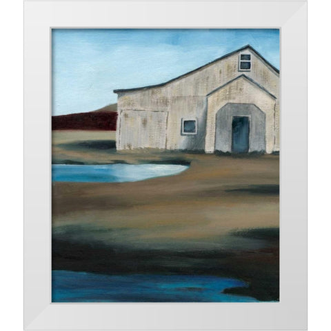 Farmstead III White Modern Wood Framed Art Print by Popp, Grace