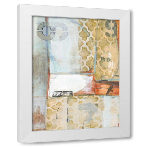 Downtown Numbers II White Modern Wood Framed Art Print by Fuchs, Jodi