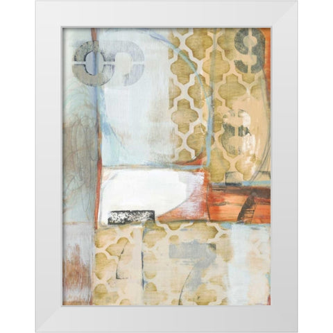 Downtown Numbers II White Modern Wood Framed Art Print by Fuchs, Jodi