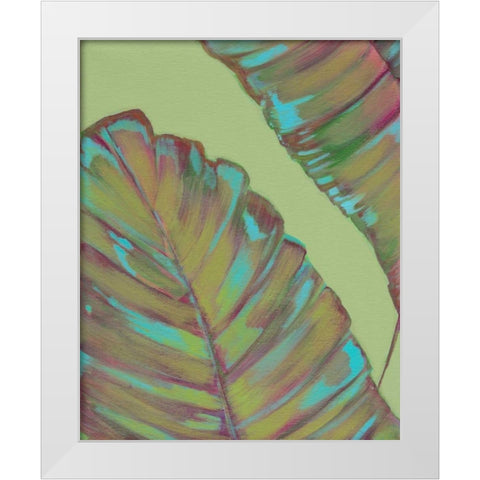 Kona Garden I White Modern Wood Framed Art Print by Fuchs, Jodi