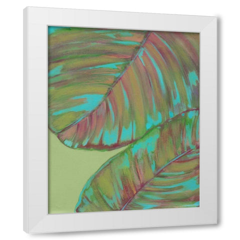 Kona Garden III White Modern Wood Framed Art Print by Fuchs, Jodi