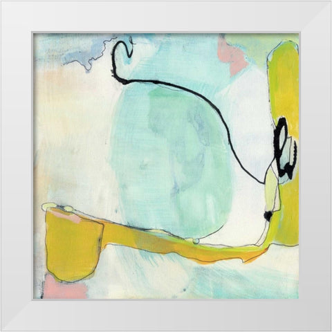 Travelogue II White Modern Wood Framed Art Print by Fuchs, Jodi