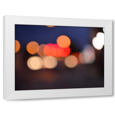 Bokeh Abstract VI White Modern Wood Framed Art Print by Chandler, Sharon