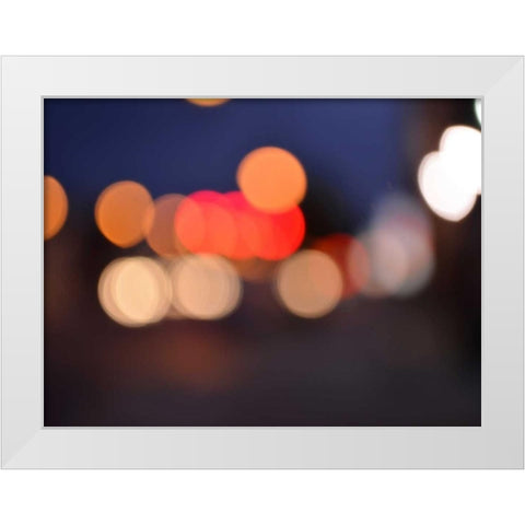 Bokeh Abstract VI White Modern Wood Framed Art Print by Chandler, Sharon