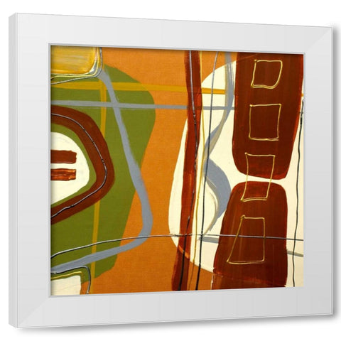 Simplicity II White Modern Wood Framed Art Print by Orlov, Irena