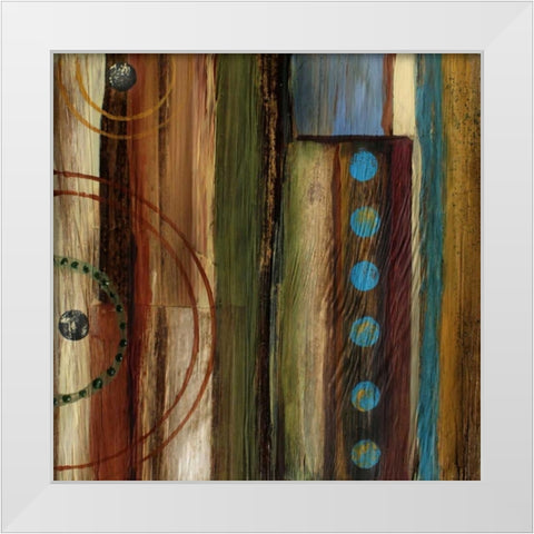 Spice Impressions III White Modern Wood Framed Art Print by Orlov, Irena