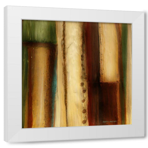 Spice Impressions V White Modern Wood Framed Art Print by Orlov, Irena