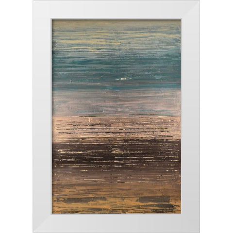Easy Reflections I White Modern Wood Framed Art Print by Avondet, Natalie