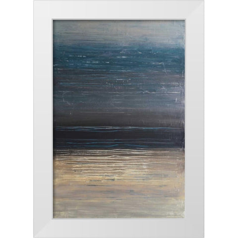 Easy Reflections II White Modern Wood Framed Art Print by Avondet, Natalie