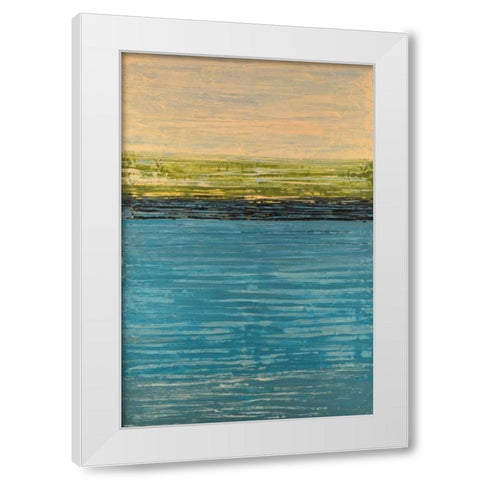 Easy Reflections V White Modern Wood Framed Art Print by Avondet, Natalie