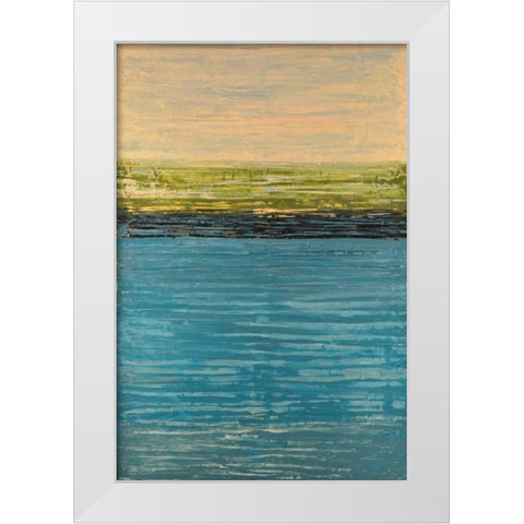 Easy Reflections V White Modern Wood Framed Art Print by Avondet, Natalie