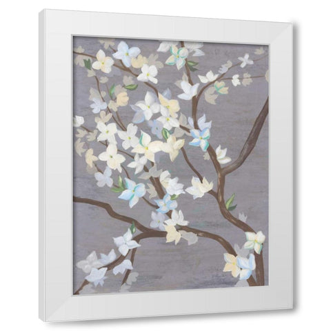 Cherry Blossom Haze II White Modern Wood Framed Art Print by Popp, Grace