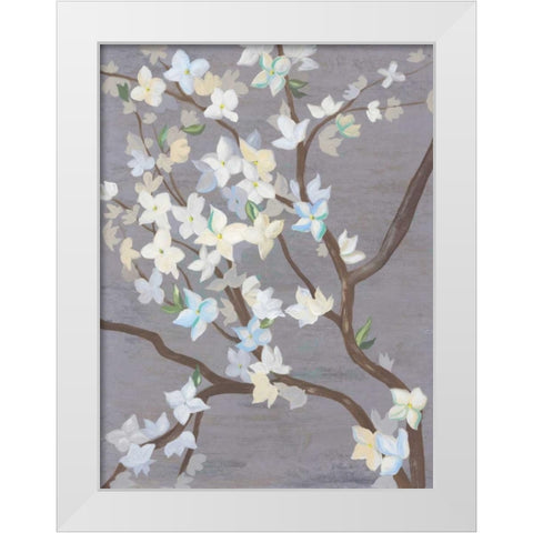 Cherry Blossom Haze II White Modern Wood Framed Art Print by Popp, Grace
