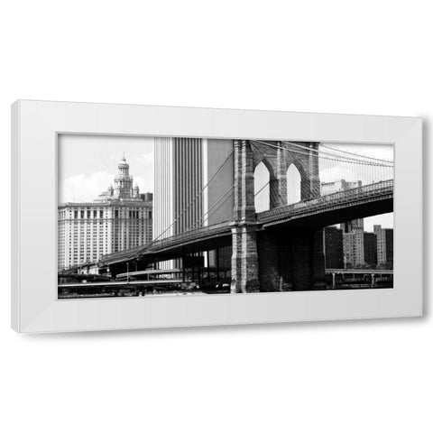 NY Scenes II White Modern Wood Framed Art Print by Pica, Jeff