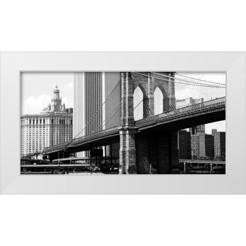 NY Scenes II White Modern Wood Framed Art Print by Pica, Jeff