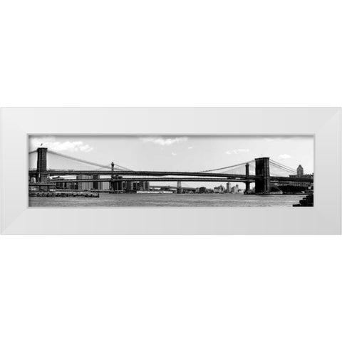 NY Scenes IV White Modern Wood Framed Art Print by Pica, Jeff