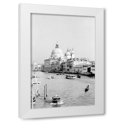 Venice Scenes III White Modern Wood Framed Art Print by Pica, Jeff