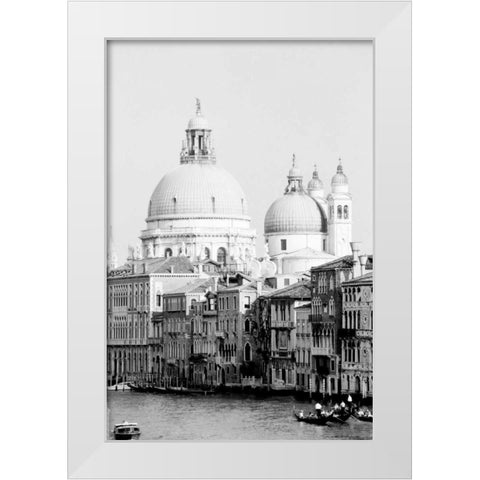 Venice Scenes IV White Modern Wood Framed Art Print by Pica, Jeff