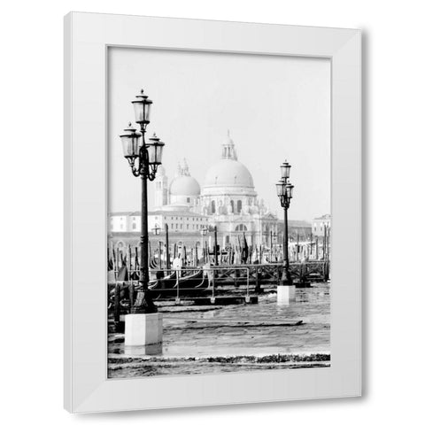Venice Scenes V White Modern Wood Framed Art Print by Pica, Jeff