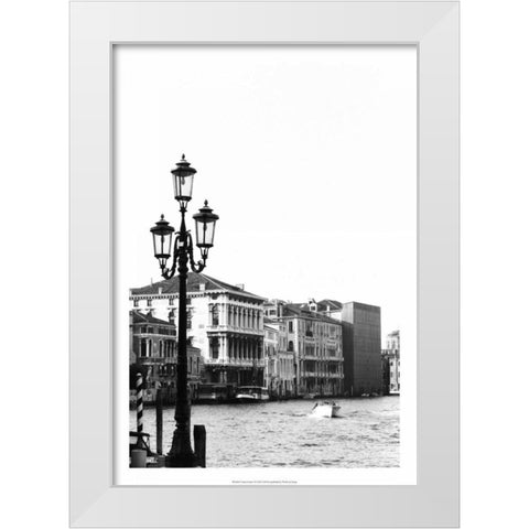 Venice Scenes VI White Modern Wood Framed Art Print by Pica, Jeff