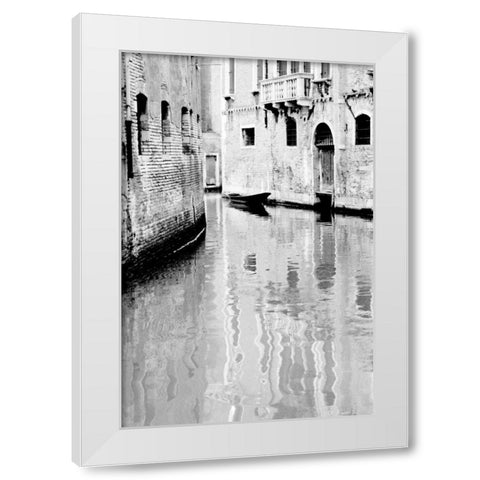 Venice Scenes VII White Modern Wood Framed Art Print by Pica, Jeff