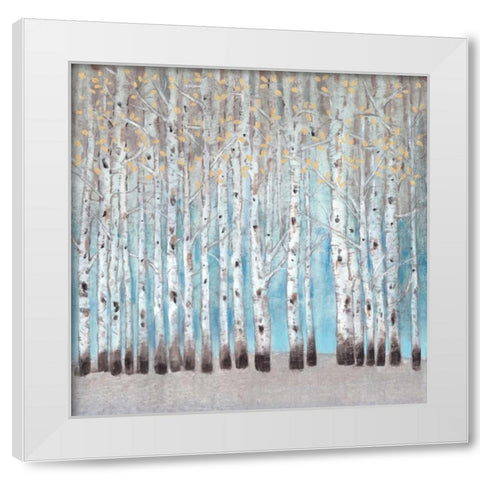 Into the Forest I White Modern Wood Framed Art Print by OToole, Tim