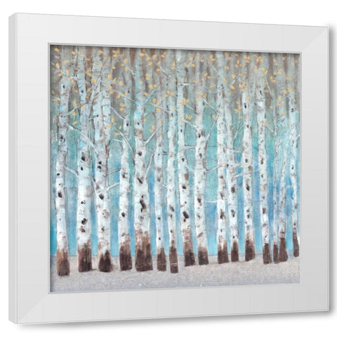 Into the Forest II White Modern Wood Framed Art Print by OToole, Tim