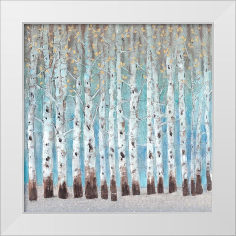 Into the Forest II White Modern Wood Framed Art Print by OToole, Tim