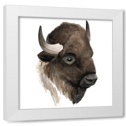 Western Animal Study IV White Modern Wood Framed Art Print by Popp, Grace