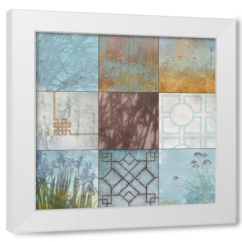 Spa Nine I White Modern Wood Framed Art Print by Evelia Designs