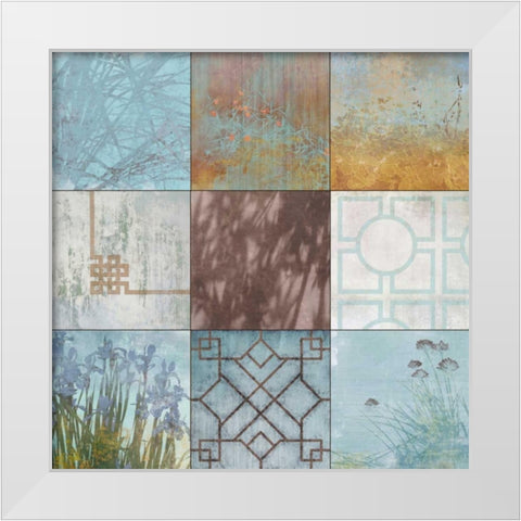 Spa Nine I White Modern Wood Framed Art Print by Evelia Designs