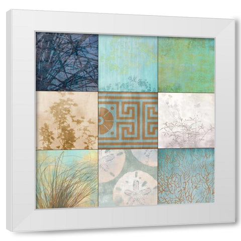 Spa Nine II White Modern Wood Framed Art Print by Evelia Designs