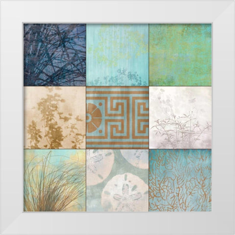 Spa Nine II White Modern Wood Framed Art Print by Evelia Designs