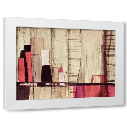 Inner City II White Modern Wood Framed Art Print by Orlov, Irena
