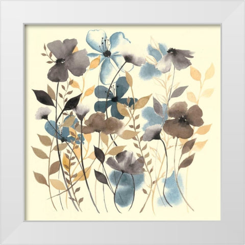 Garden Flicker I White Modern Wood Framed Art Print by Popp, Grace