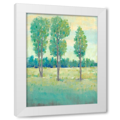 Spring Day II White Modern Wood Framed Art Print by OToole, Tim