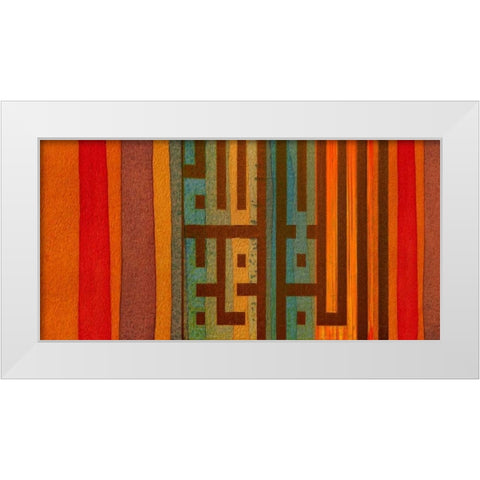 The Language of Color II White Modern Wood Framed Art Print by Orlov, Irena