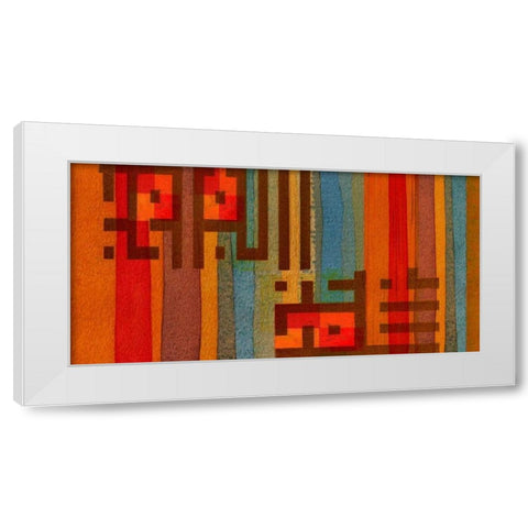 The Language of Color III White Modern Wood Framed Art Print by Orlov, Irena