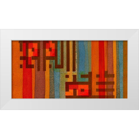 The Language of Color III White Modern Wood Framed Art Print by Orlov, Irena