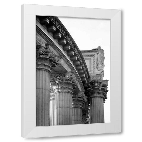 City Details V White Modern Wood Framed Art Print by Pica, Jeff